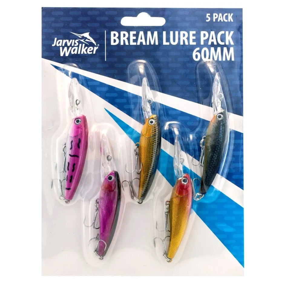 JARVIS WALKER LURE PACK BREAM 60MM 5 PACK