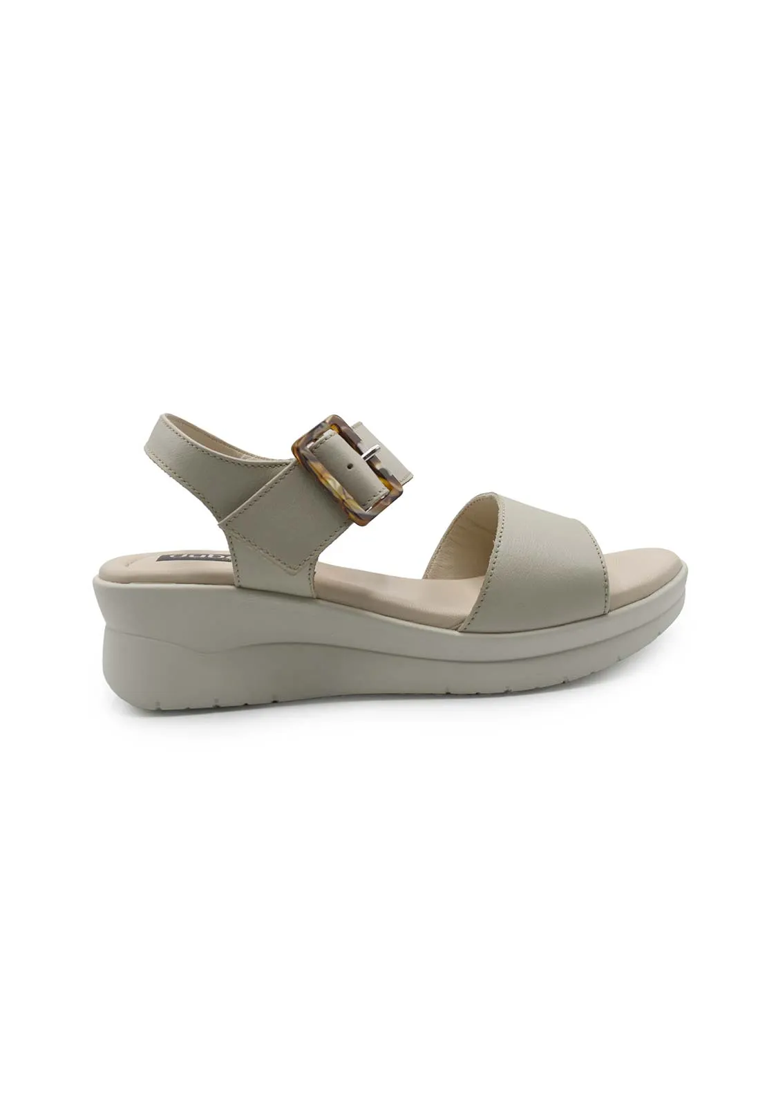 Juliet Low Wedge Sandal - Beige