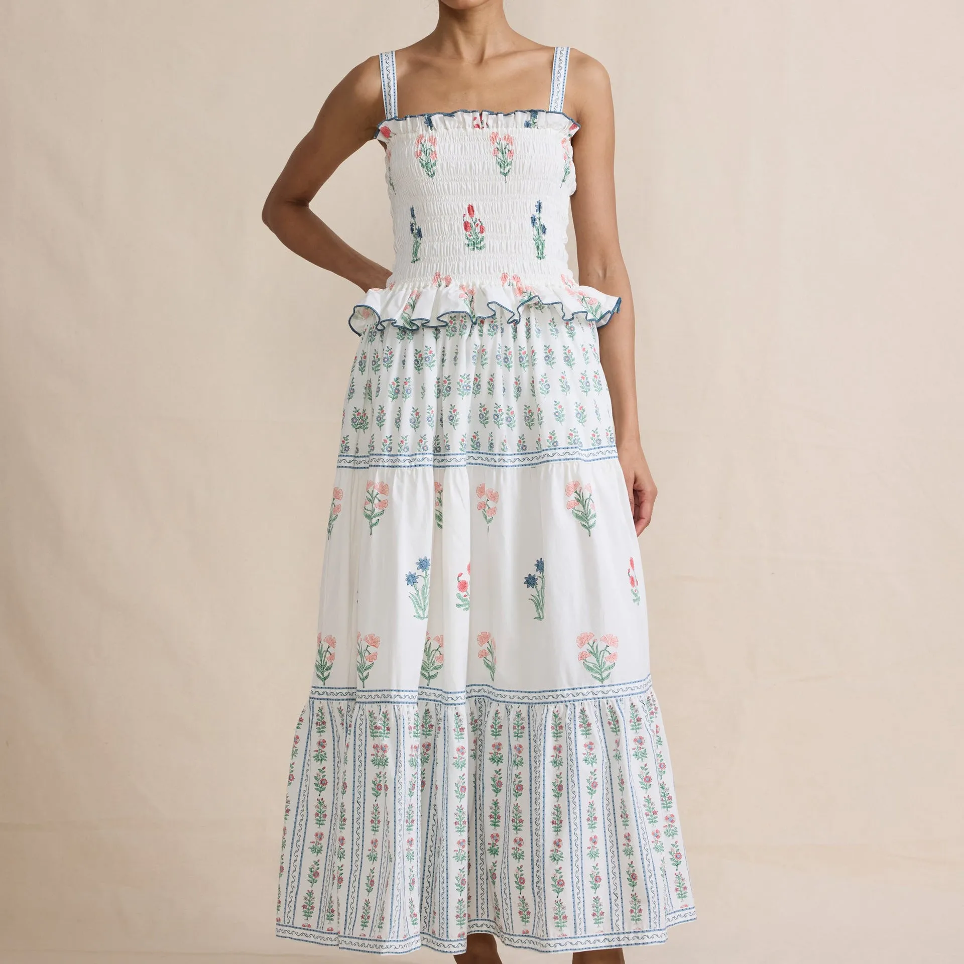 LOTTIE - Floral Tiered Maxi Dress