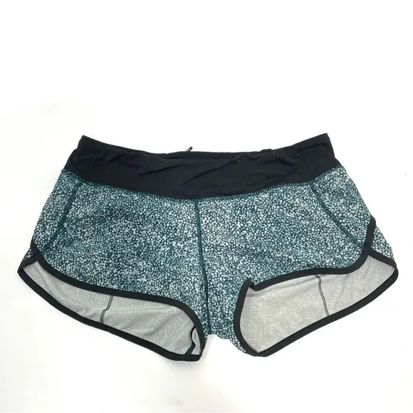 Lululemon Run Speed Shorts in Pebble Print Parfait Pink Alberta Lake Size 8 P155