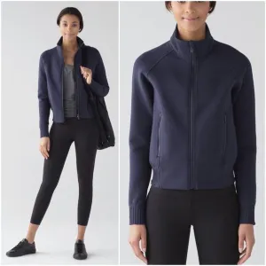 LULULEMON Spacer NTS Jacket in Midnight Navy / Black Size 12 Style W4AG6S
