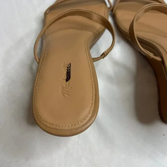 Madewell $128 The Kimmy Wedge Sandal in Amber Brown Size 9.5 NR004