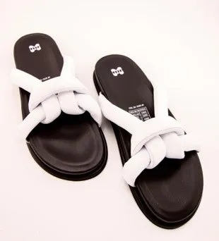 Majo Black and White Sandals