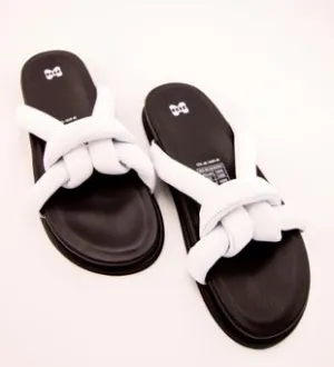 Majo Black and White Sandals