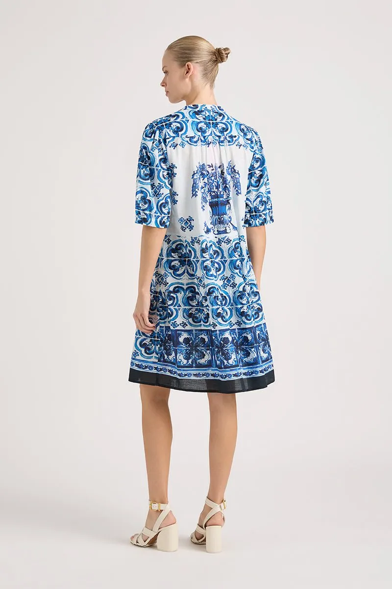 MARILYN MARGARET BUTTON MIDI DRESS (MORE COLOURS)