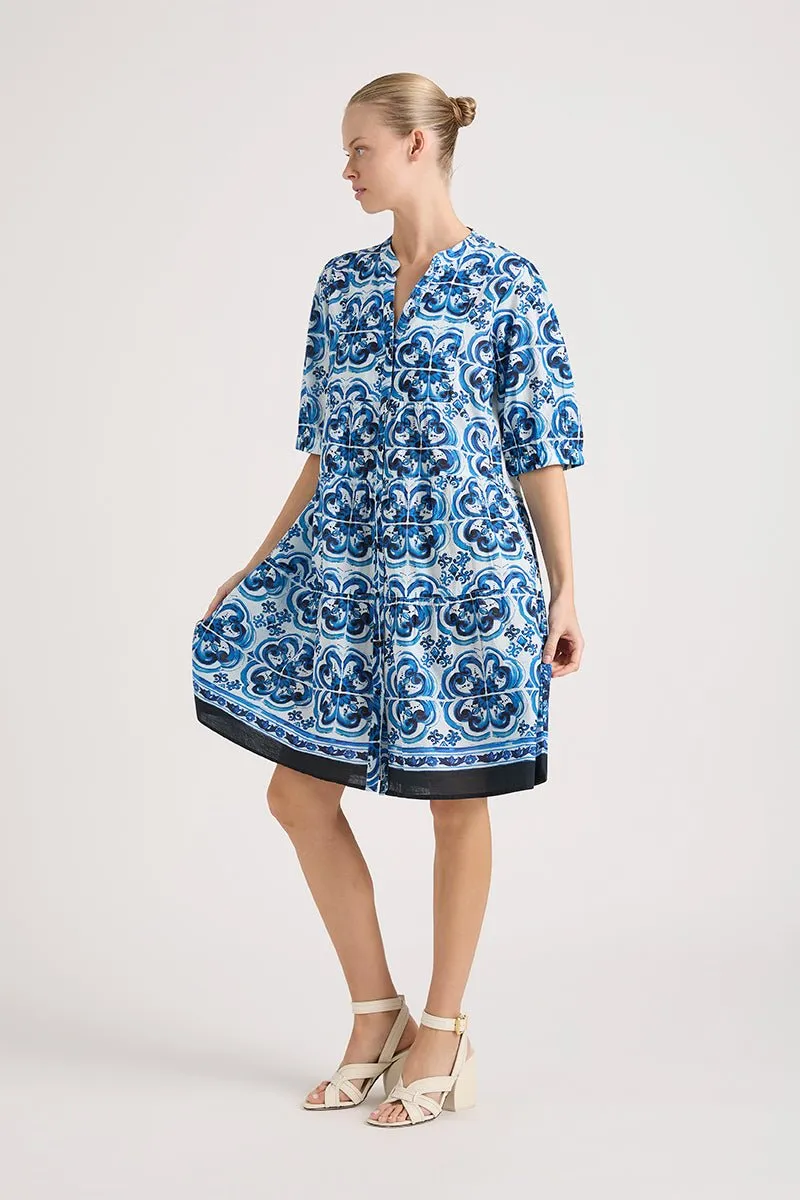 MARILYN MARGARET BUTTON MIDI DRESS (MORE COLOURS)