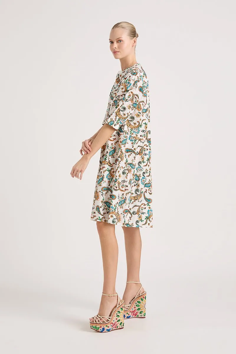 MARILYN PAISLEY BUTTON MIDI