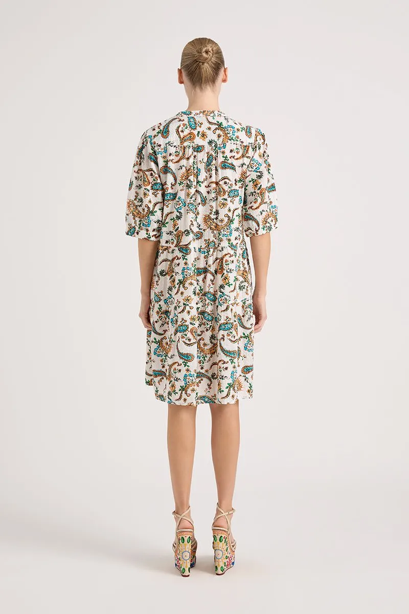 MARILYN PAISLEY BUTTON MIDI