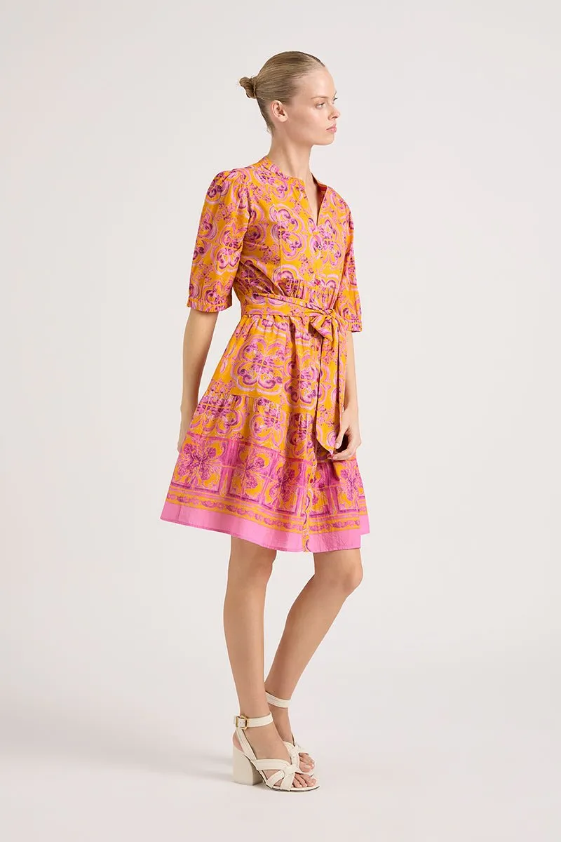 MARILYN SAFFRON AND LILAC MIDI
