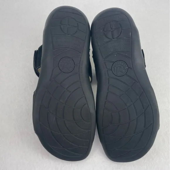 Mephisto Agave Black Bucksoft Sandals Women’s 9 EUR 39 Adjustable Slingback
