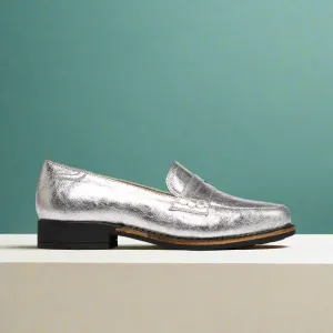 Nadia - Silver Leather