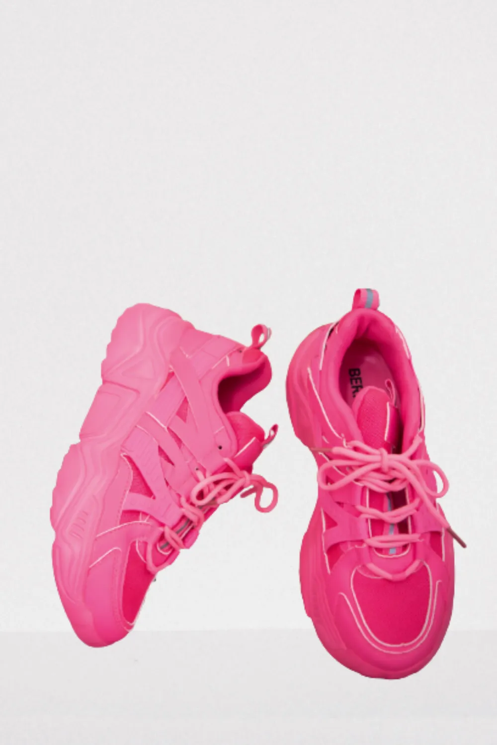 Neon Pink Athletic Sneakers