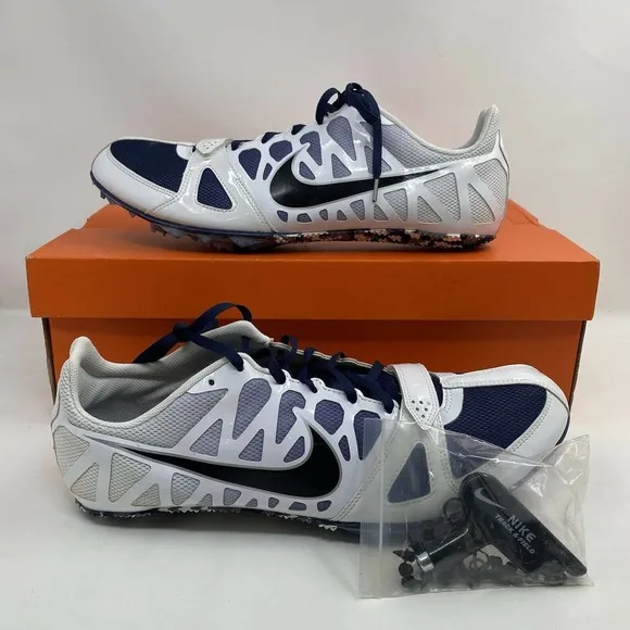 Nike Zoom Rival S 6 Spikes Navy White New with Box