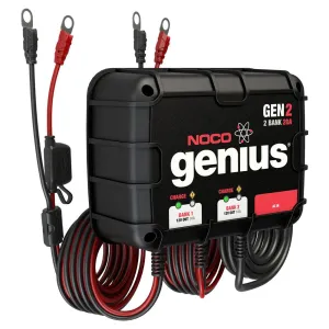 NOCO GENIUS GEN2 20A ONBOARD BATTERY CHARGER - 2 BANK
