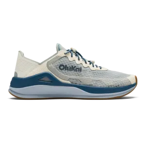 OluKai Men's 'Ahi Boat Shoe in Blue Pearl