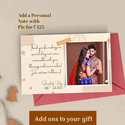 Personalized Classic Couple Water Bottle - Brown-DS1