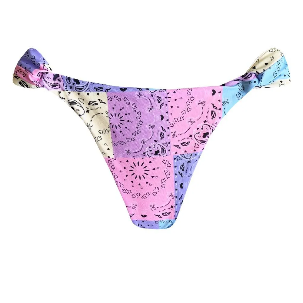 Pink Candy Love Brazilian Classic Side Scrunch Bikini Bottom