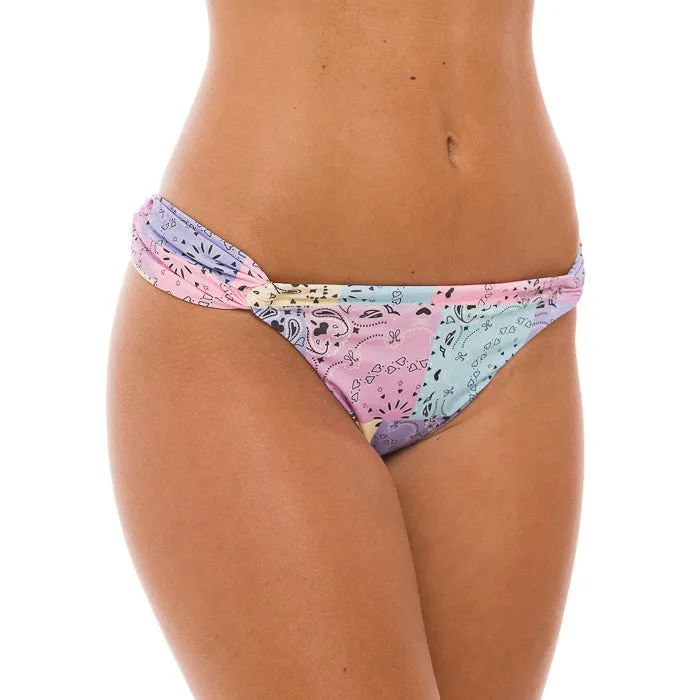 Pink Candy Love Brazilian Classic Side Scrunch Bikini Bottom