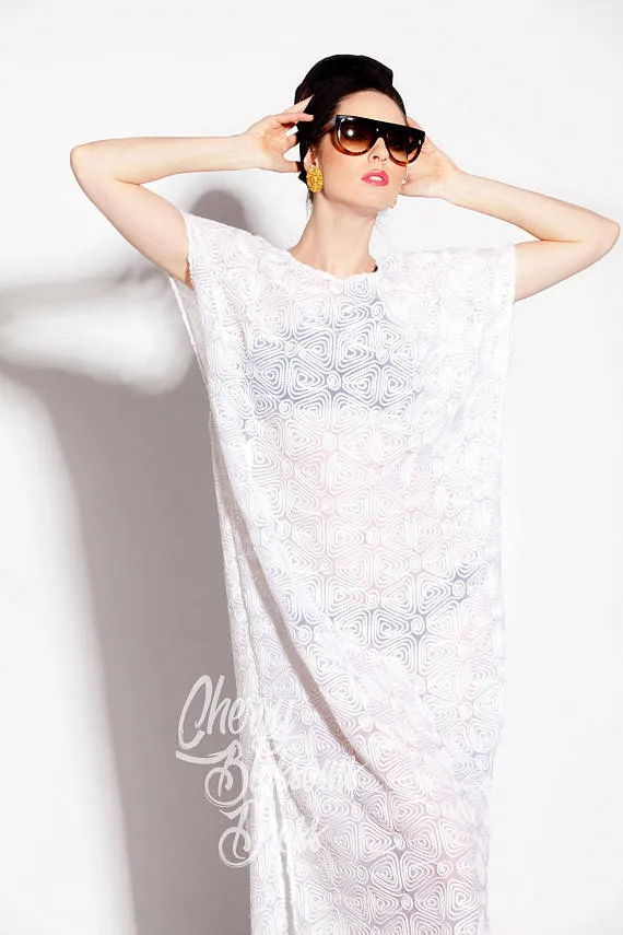 Pink Lace Dress, Loose Dress, Plus Size Clothing, Lace Maxi Dress, Pink Long Dress, Elegant Dress, Embroidered Dress, Cocktail Dress