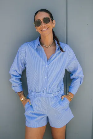 Pinstripe Romper