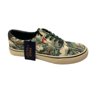 Polo Ralph Lauren NWT Thornton III nautical print shoes 7.5