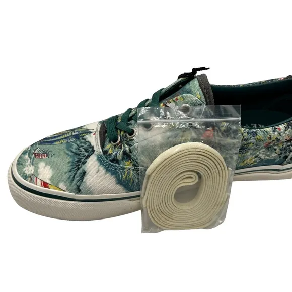 Polo Ralph Lauren NWT Thornton III nautical print shoes 7.5