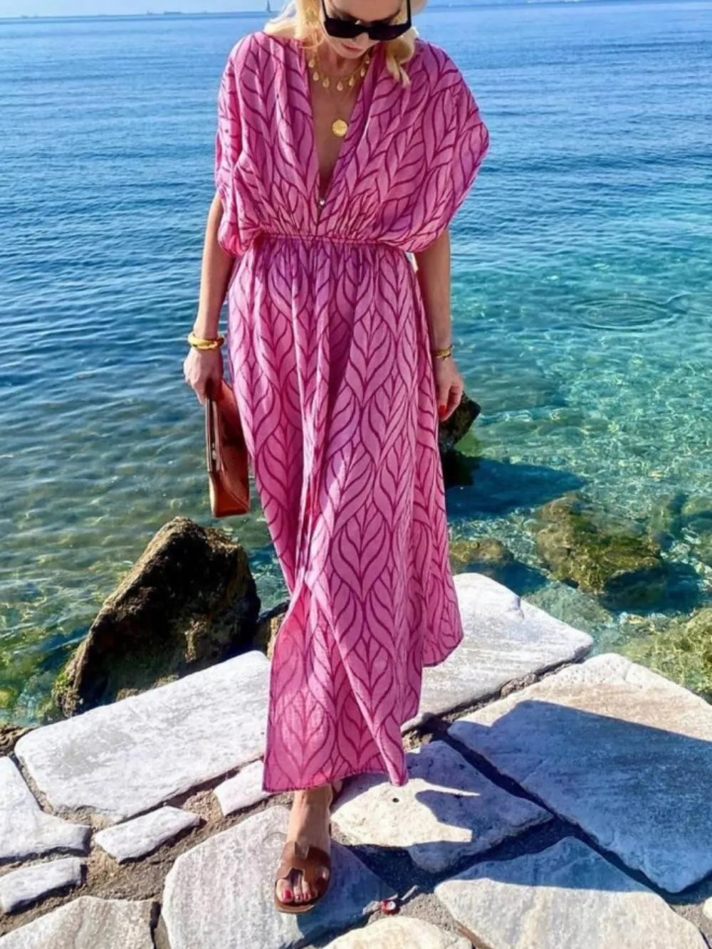 Printed Resort Stylish Maxi Dress