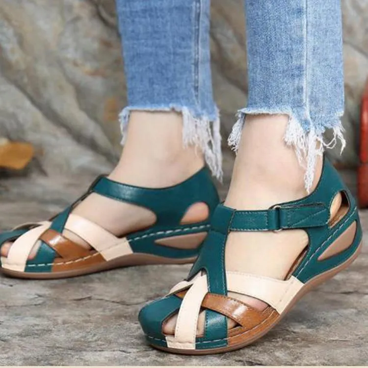 Retro-Inspired Anti-Slip Summer Sandals for Beach