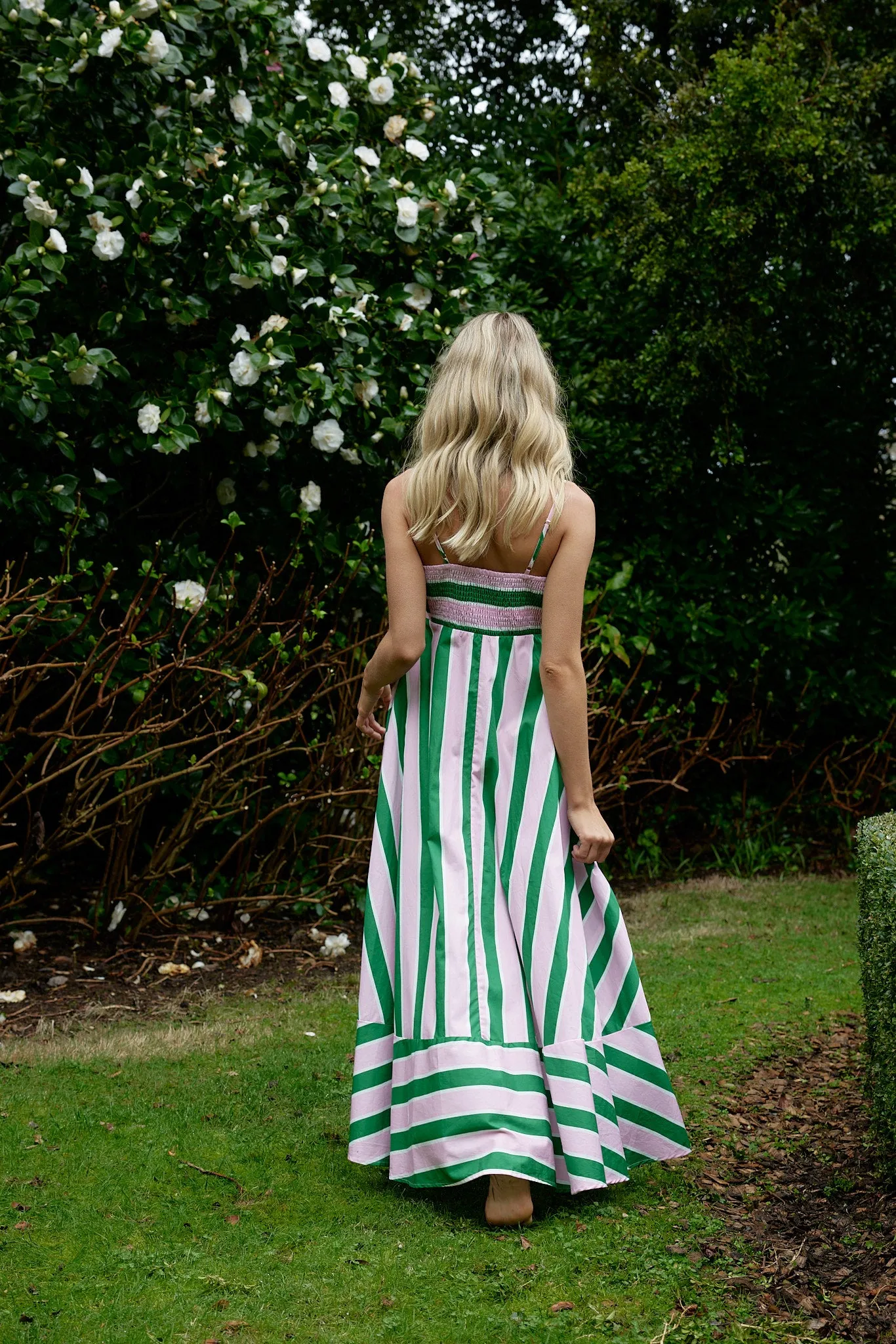 RUE DRESS IN BABY/FOREST