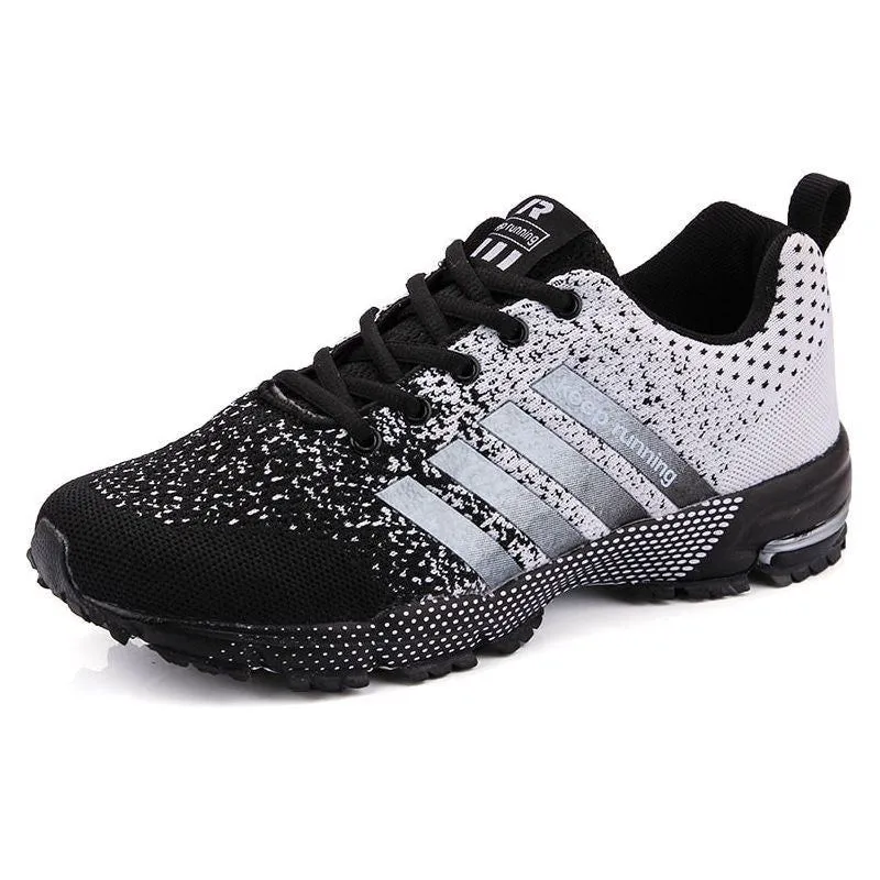Running Shoes Breathable Outdoor Sports Shoes Lightweight Lace-UP Sneakers
