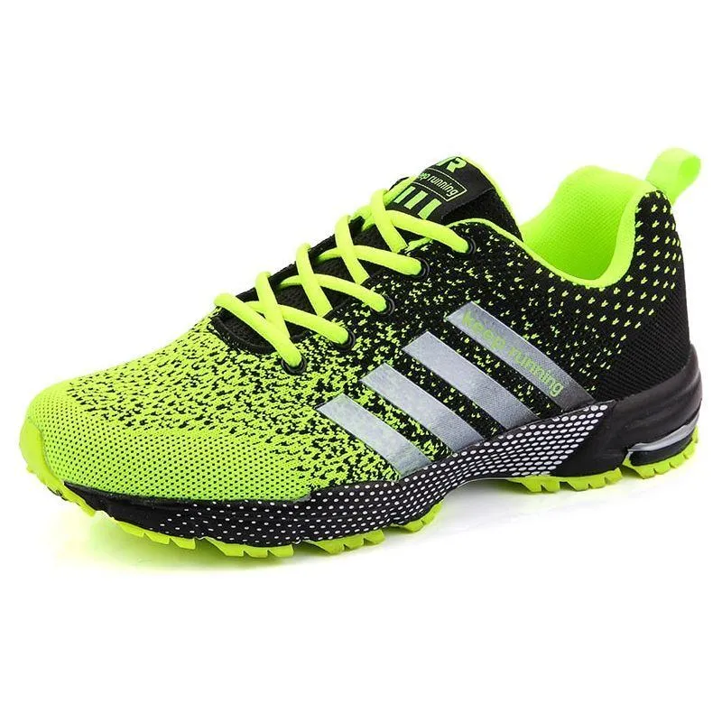 Running Shoes Breathable Outdoor Sports Shoes Lightweight Lace-UP Sneakers