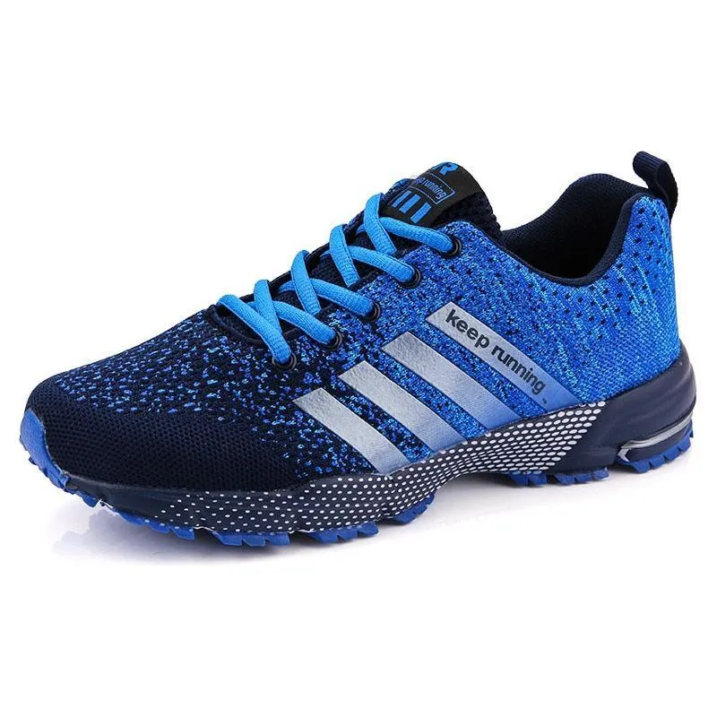 Running Shoes Breathable Outdoor Sports Shoes Lightweight Lace-UP Sneakers