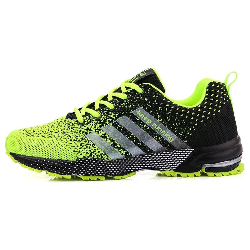 Running Shoes Breathable Outdoor Sports Shoes Lightweight Lace-UP Sneakers