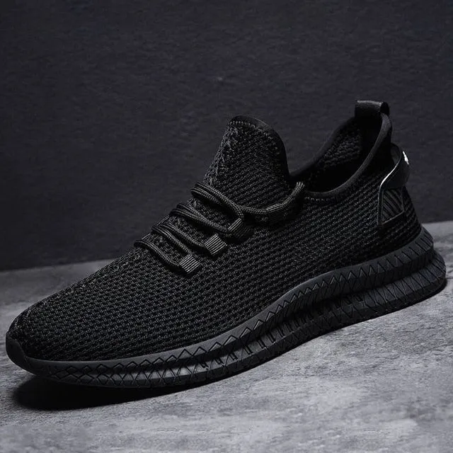 SHUJIN 2019 Men Shoes Sneakers Flat Male Casual Shoes Comfortable Men Footwear Breathable Mesh Sport Tzapatos De Hombre