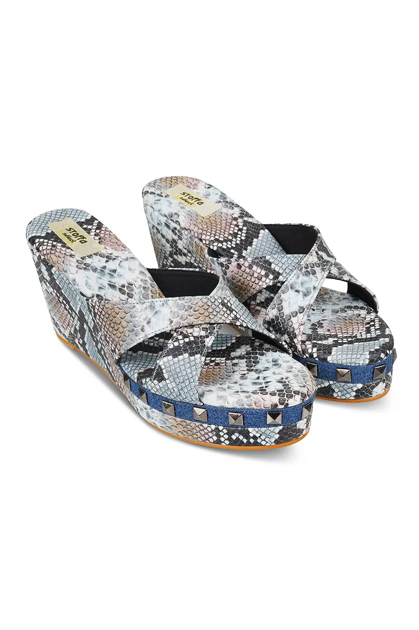 Skin Stud Classic Wedge Blue