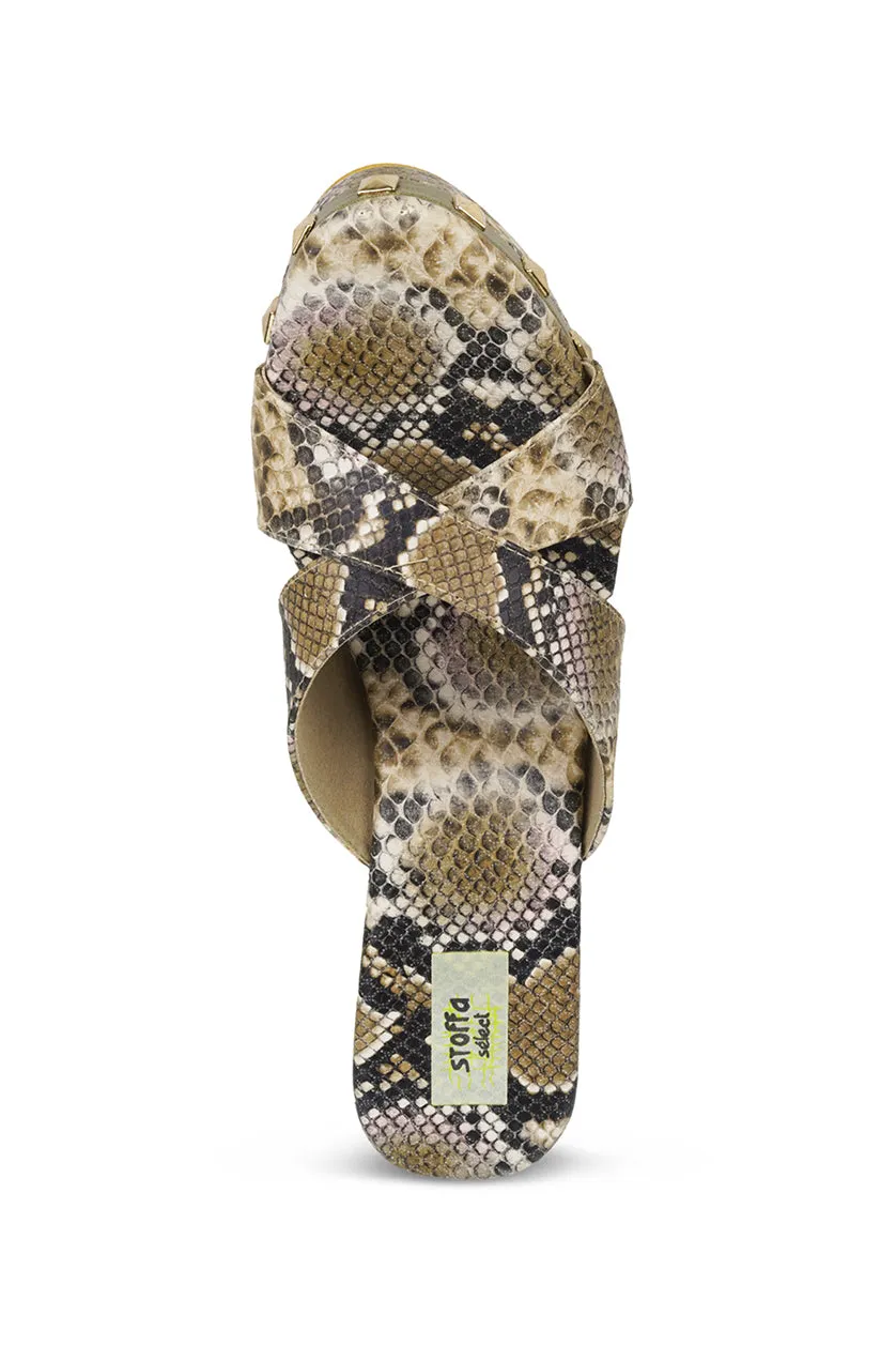 Skin Stud Classic Wedge Olive