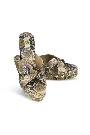 Skin Stud Classic Wedge Olive