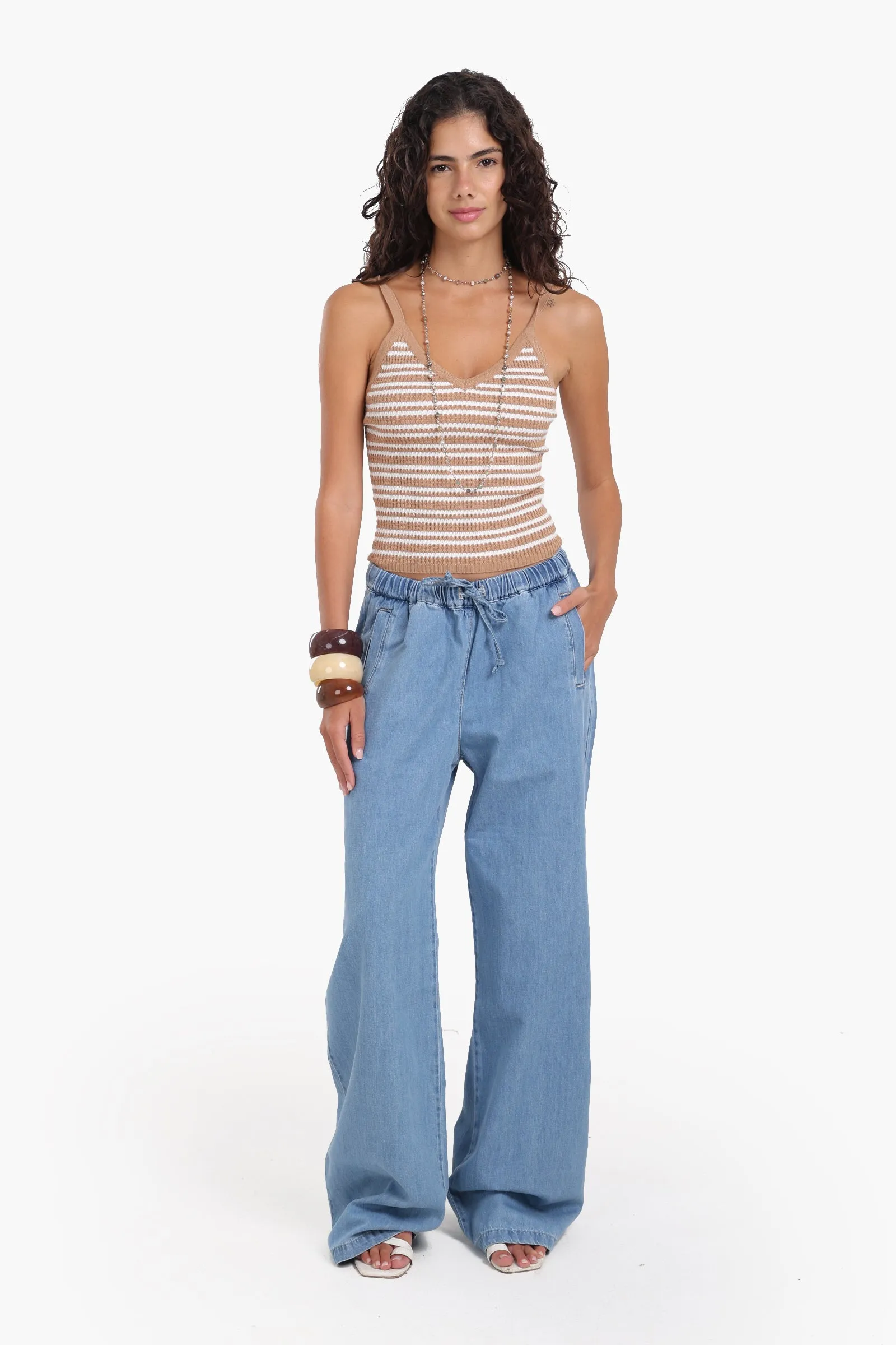 Slim Fit Striped Top
