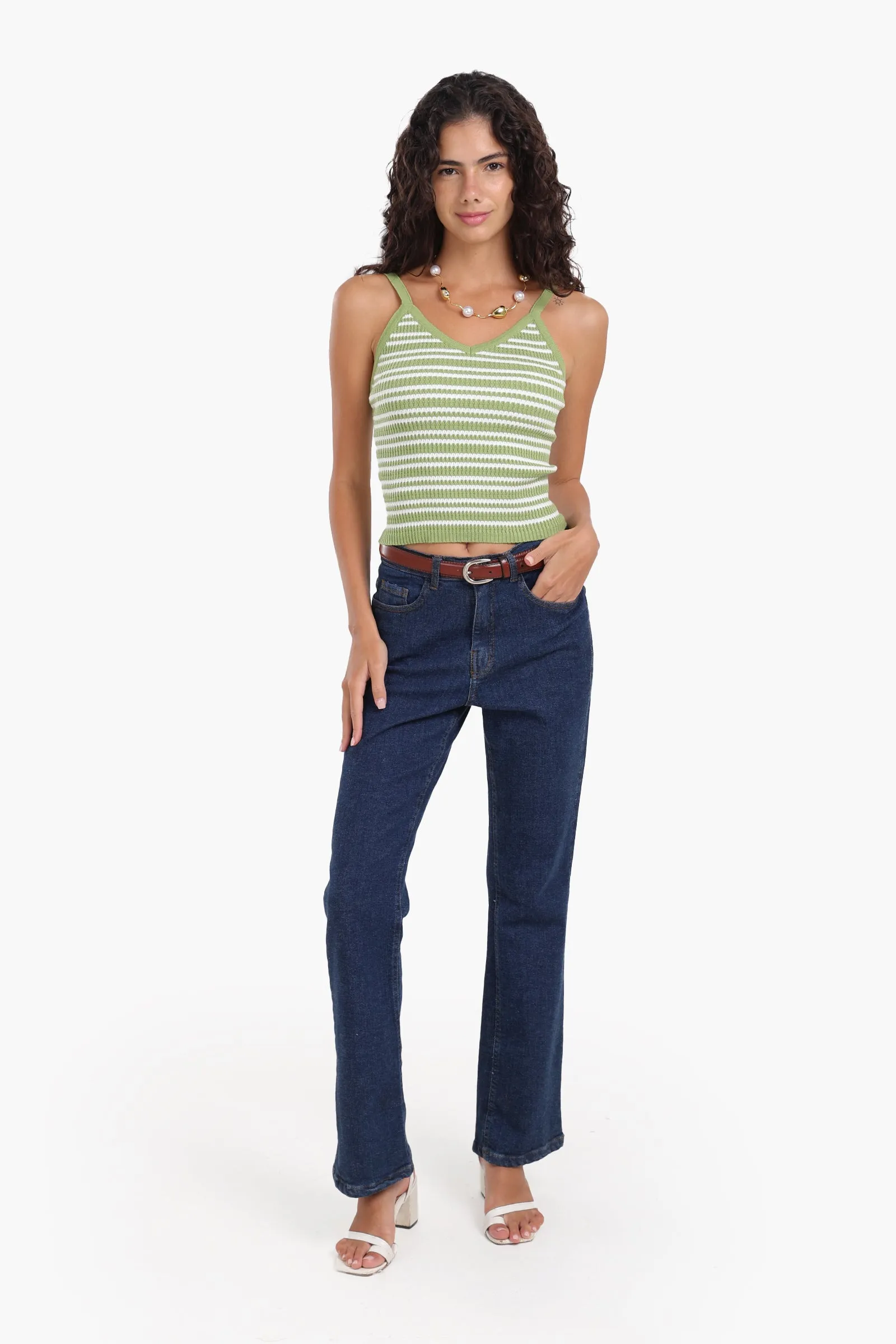Slim Fit Striped Top