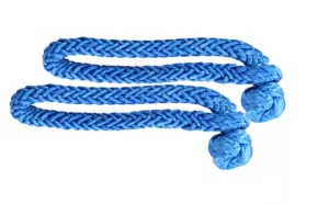 SOFT SHACKLE 10MM X 150MM - BREAKING STRENGTH -8100KG BLUE - PAIR