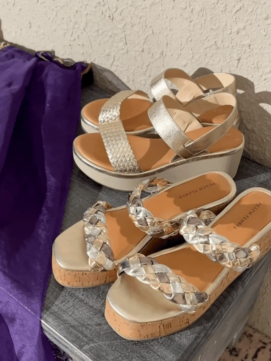Sorrento Leather Wedge