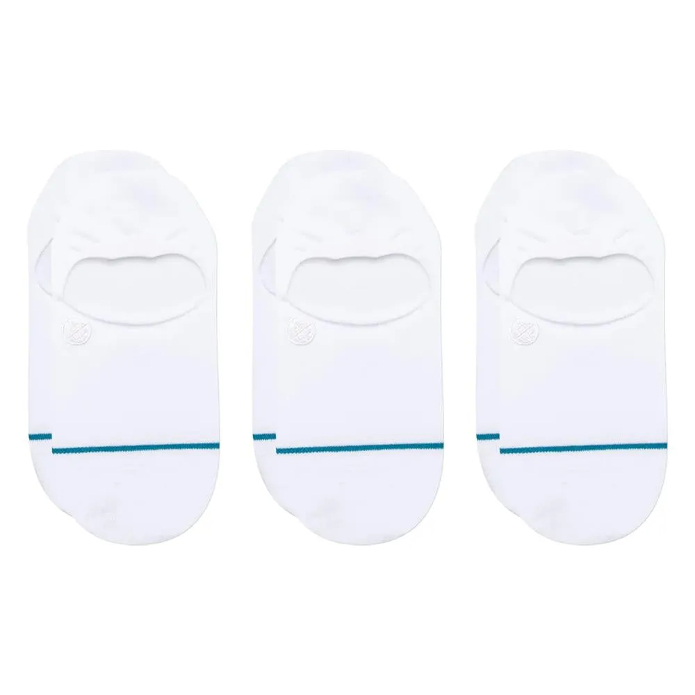 Stance Icon No Show Socks 3-Pack - White - Large
