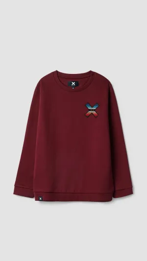 SUDADERA KIDS CLASSIC BURGUNDY