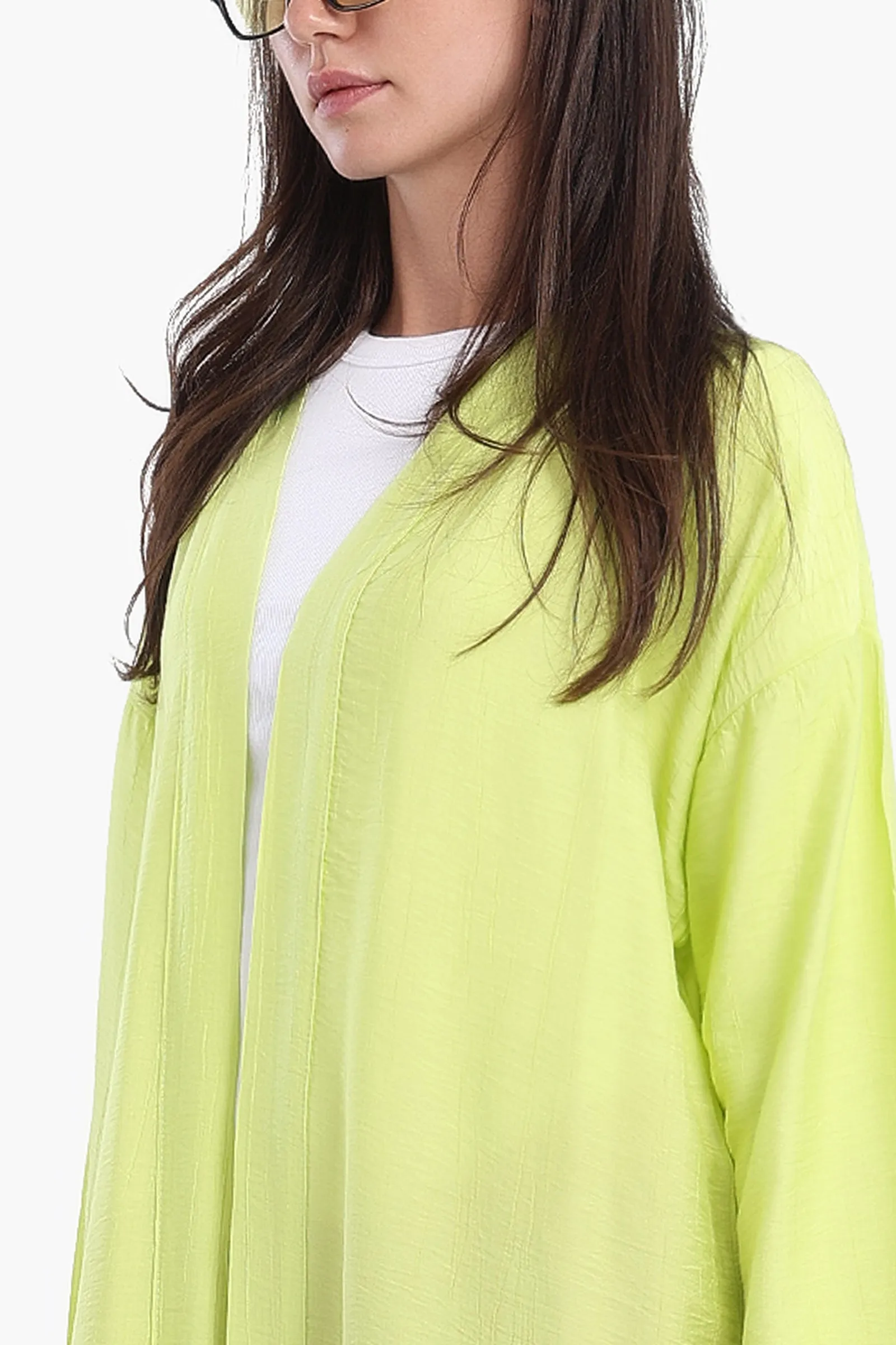 Summer Cardigan with Elastic Cuffs