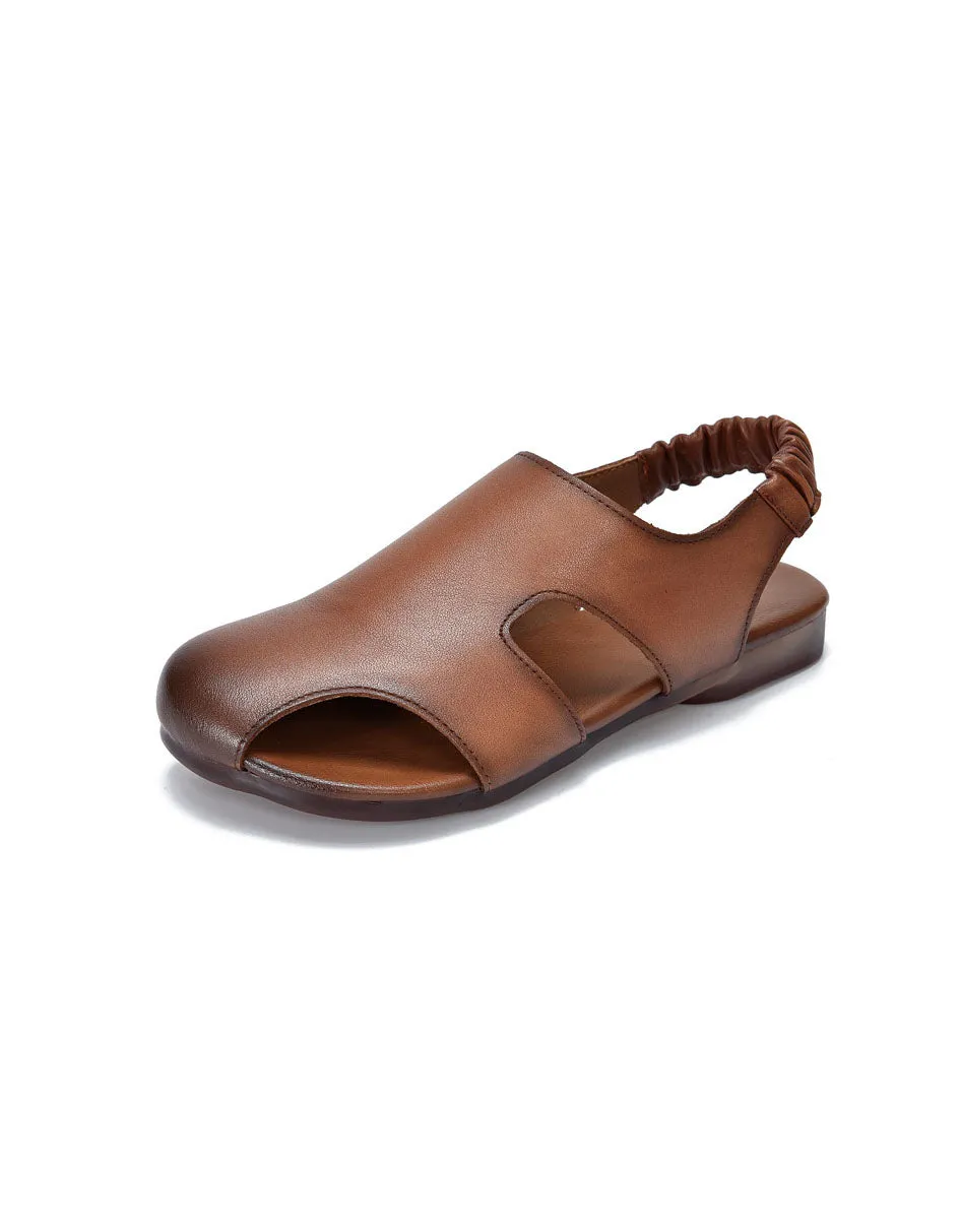 Summer Cutout Comfortable Flat Sandals Slingback