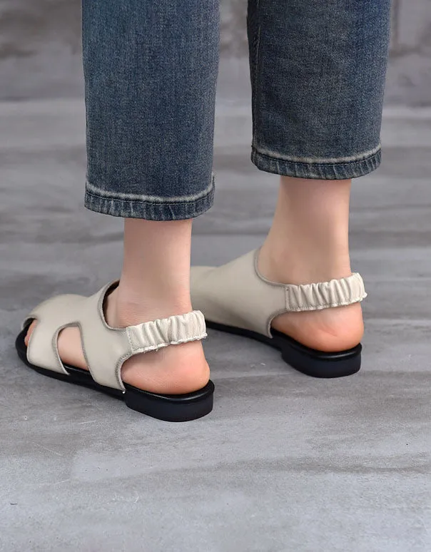 Summer Cutout Comfortable Flat Sandals Slingback