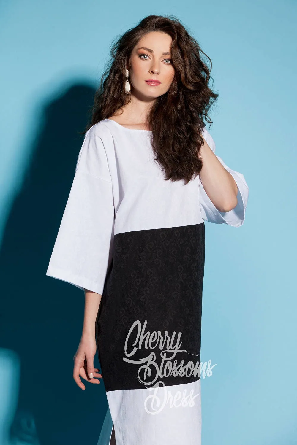 Summer Maxi Side Slit Dress, 054.158