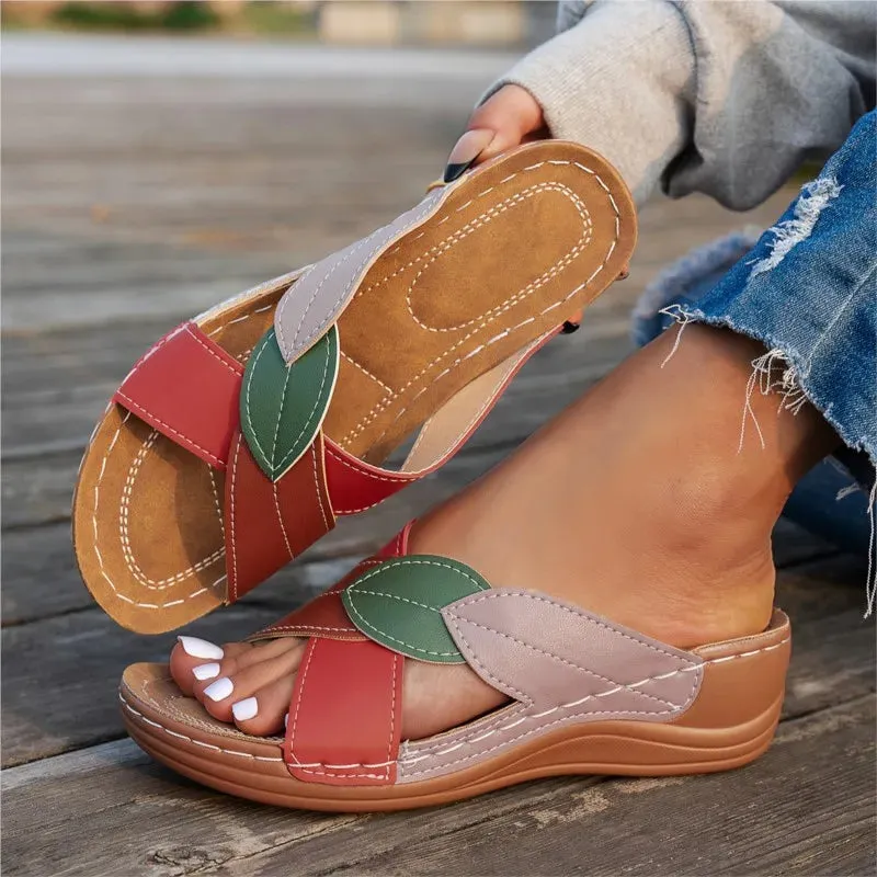 Summer Women's Sandals – Wedge Party Slides & Non-Slip Footwear | Stylish Ladies Slippers for Women