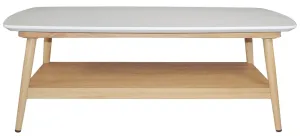 Sweden White & Oak Coffee Table