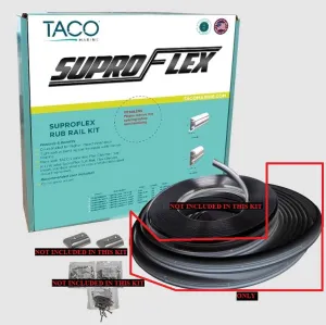 Taco Marine V11-9960BBK60-2 Rub Rail Molding ONLY (NOT COMPLETE KIT)